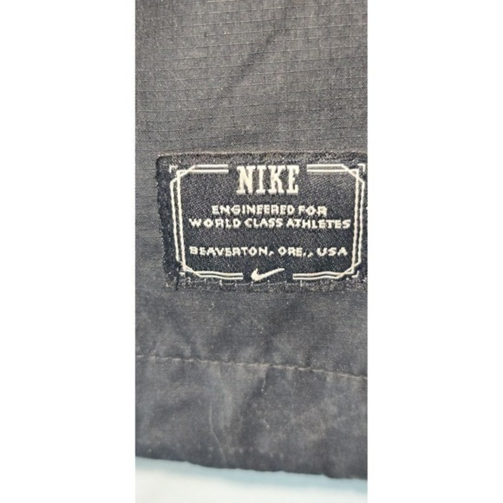 Nike Mens Engineered World Class Athletes Ripstop‎ Hooded Parka Jacket Black M - Picture 7 of 7